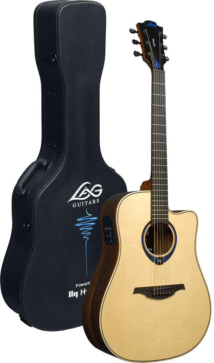 LAG THV30DCE HyVibe 30 Smart Guitar Westerngitarre Dreadnought