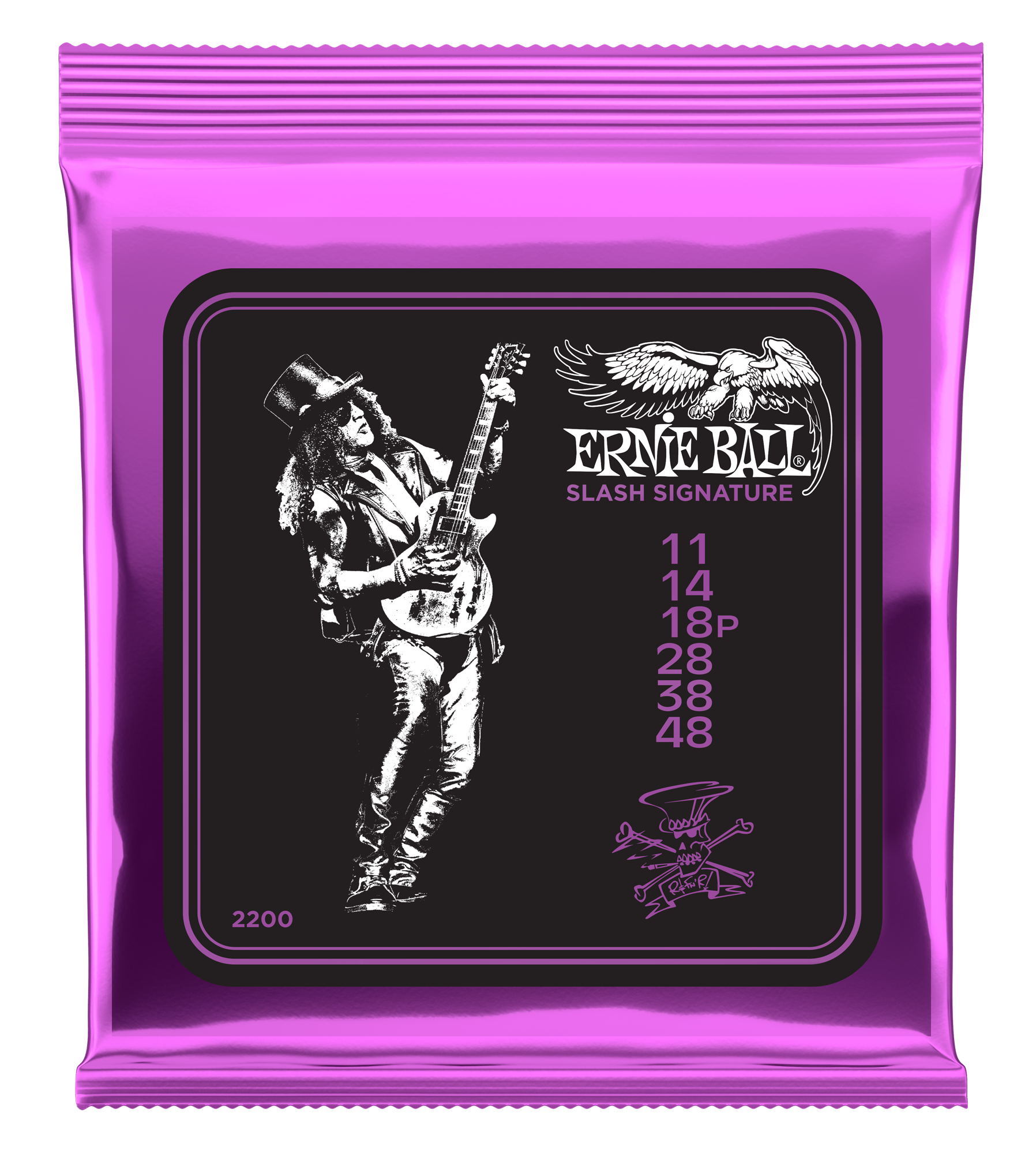 Ernie Ball EB2200 - Satz Saiten Slash Signature für E-Gitarre 011-048