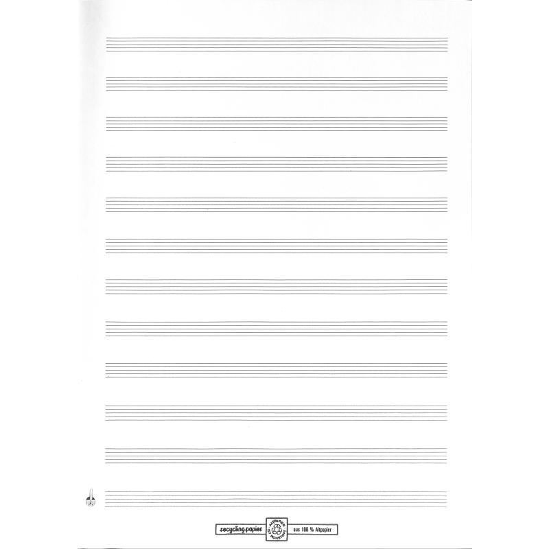 Star Notenheft Nr. 616 DIN A4 12 Systeme