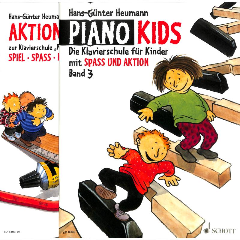 Piano Kids Bd. 3, inkl. Aktionsbuch, H. G. Heumann