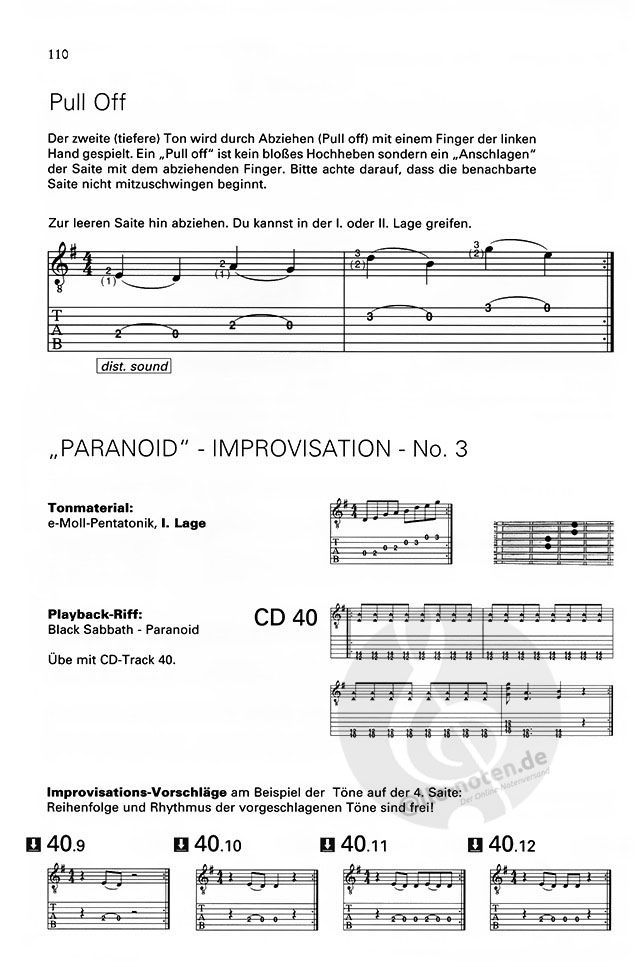 Schule für E-Gitarre inkl. online Audio, M. Langer