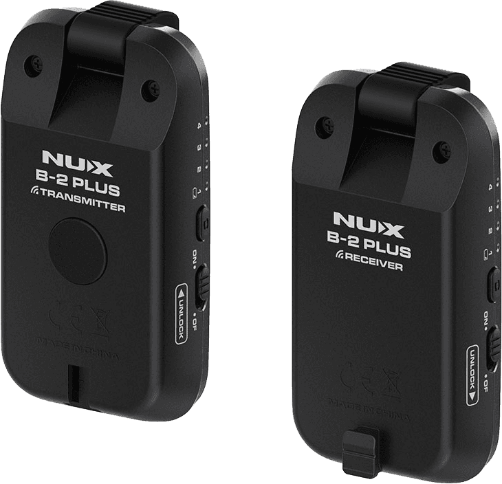 NUX B2 Plus 2,4 GHz Wireless System für Gitarre & Bass