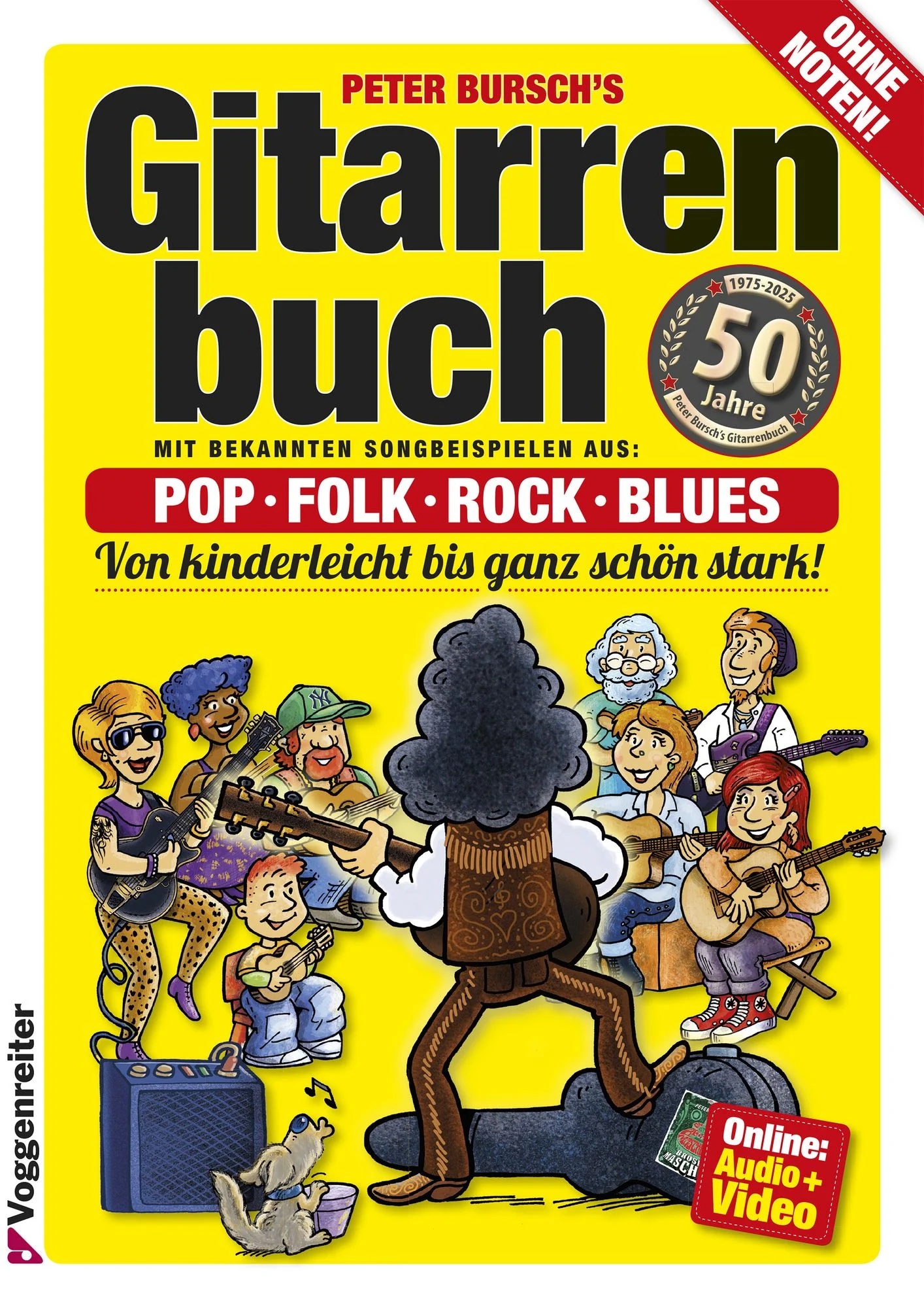 Peter Bursch Gitarrenbuch 1 inkl. Online Audio und Video