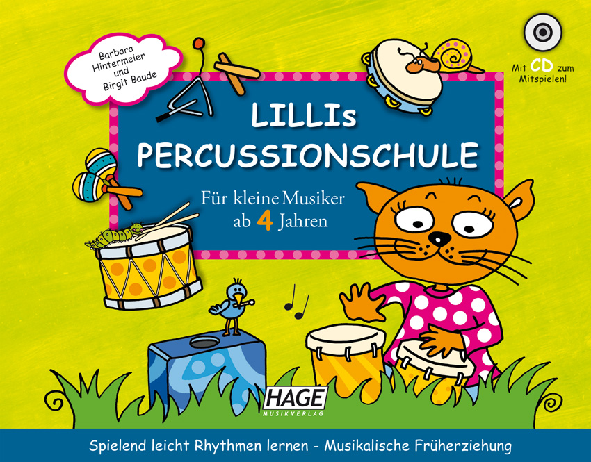 Lillis Percussionsschule, inkl. CD, Hintermeier, Baude