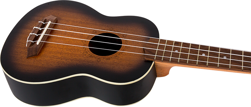 Flight NUS380 Amber Sopran Ukulele inklusive Tasche