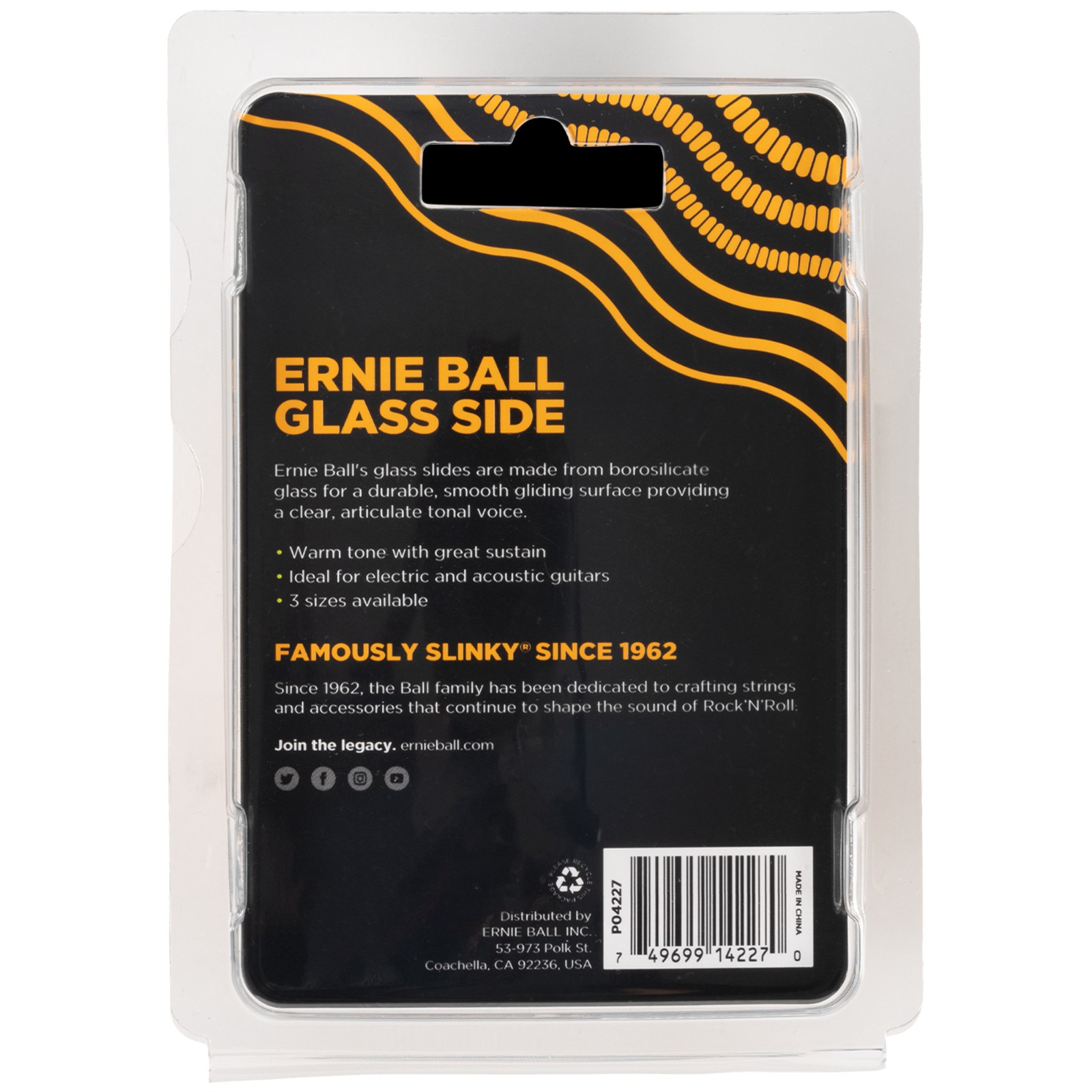 ERNIE BALL SM48X Slide Glas Gr. S