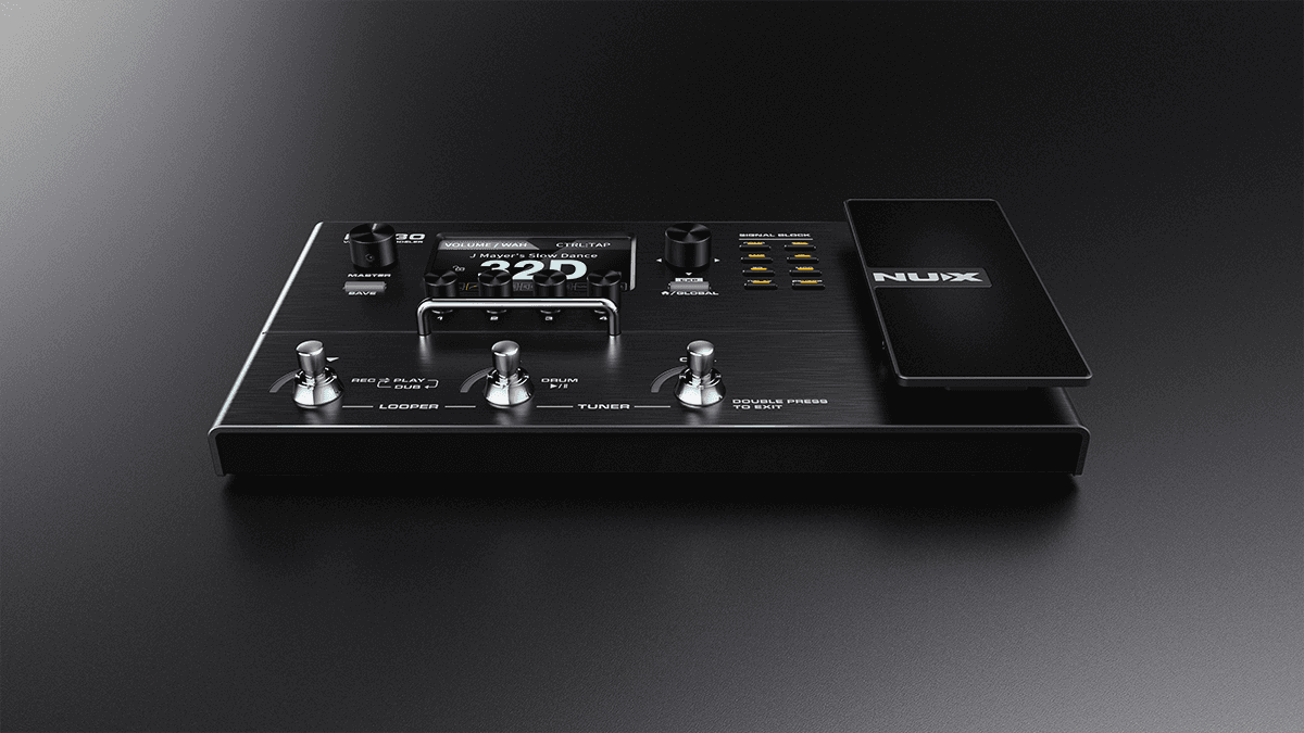NUX MG30 Modeler Multieffektgerät mit Expressionpedal