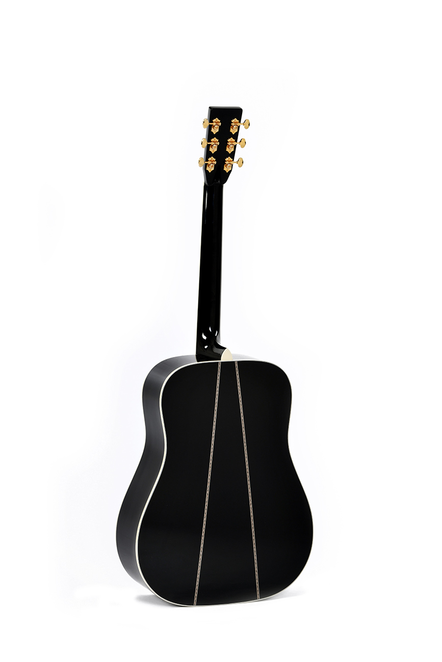 Sigma DT42 Nashville Westerngitarre schwarz, inkl. Softcase