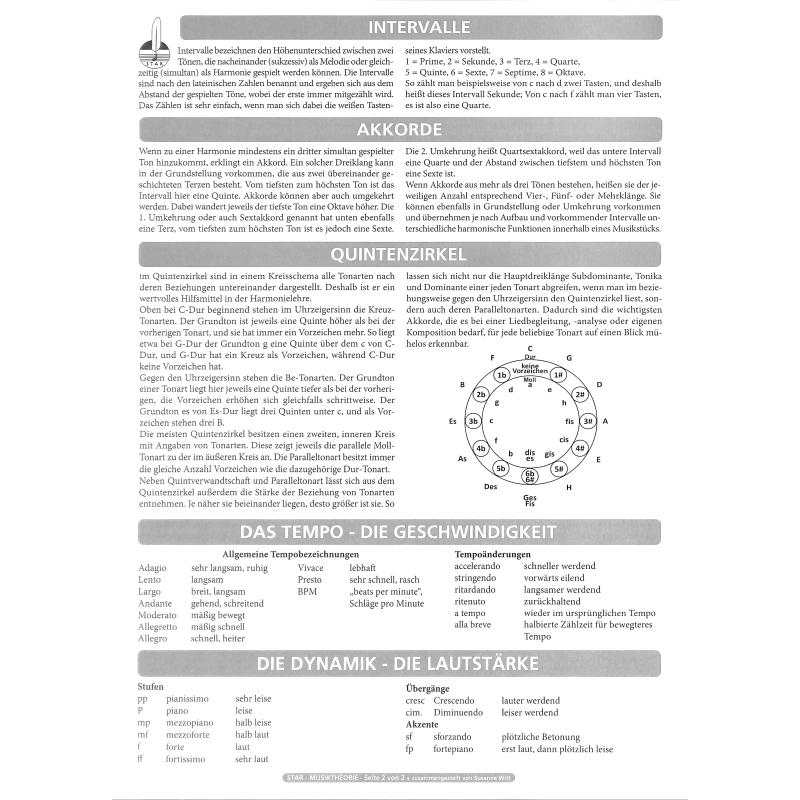 Star Notenheft Nr. 415 DIN A4 HF 8 weite Systeme