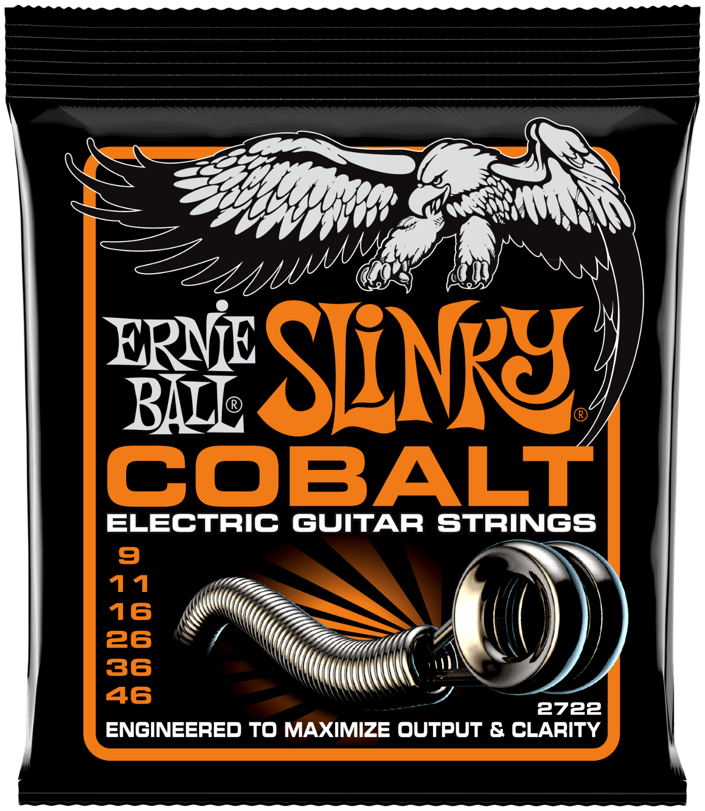 Satz Cobalt Saiten Ernie Ball 2722 für E-Gitarre