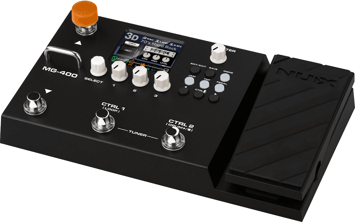NUX MG 400 Modeler Multieffektgerät mit Expressionpedal