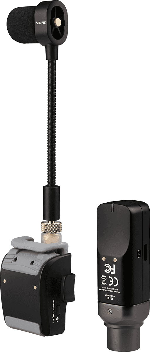 NUX B6 2,4 GHz Drahtlos-System für Saxophon und Trompete