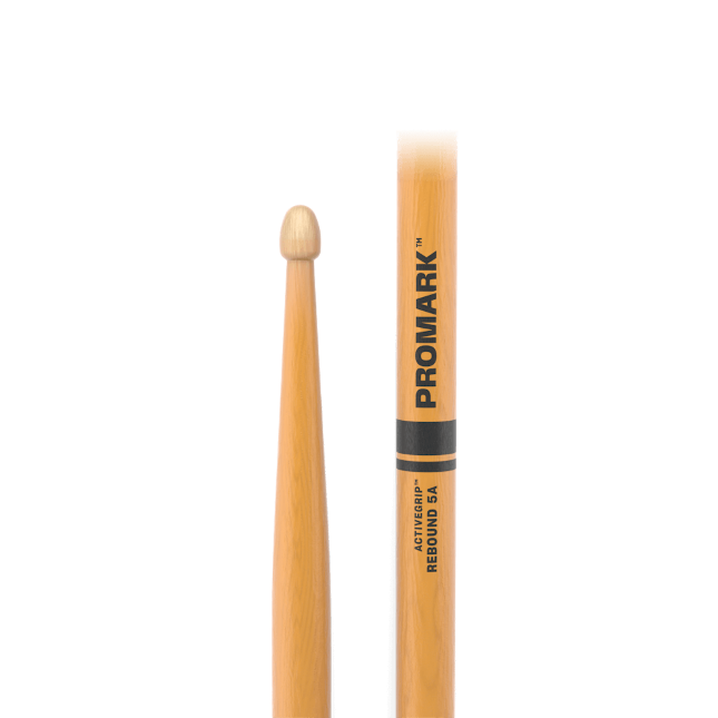 Promark R5AAGC Drumsticks 5A Rebound Active Grip Clear unbehandelt