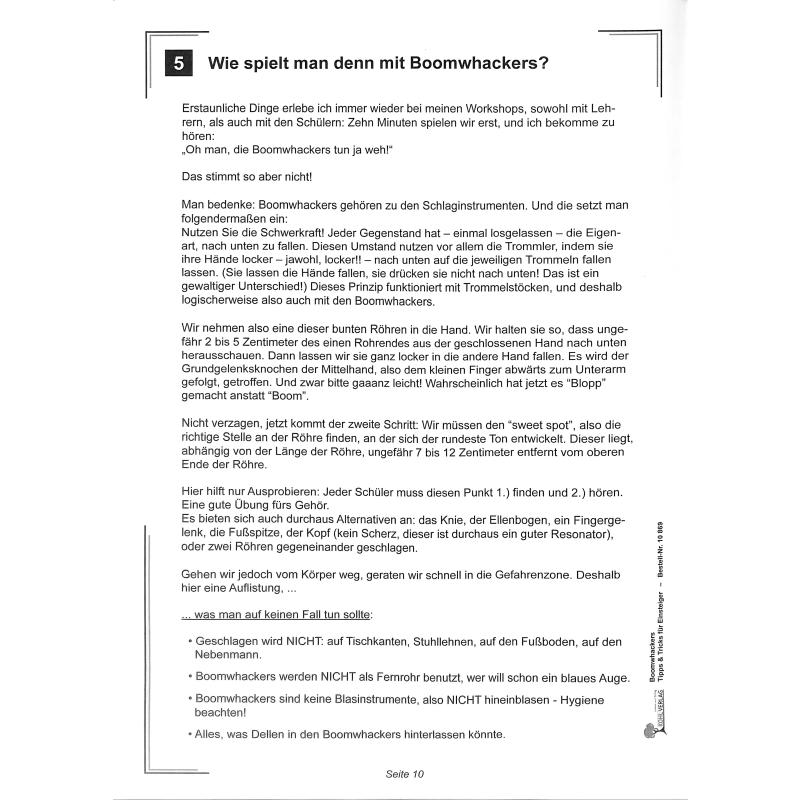 Boomwhackers, Tipps & Tricks für Einsteiger - A. von Hoff