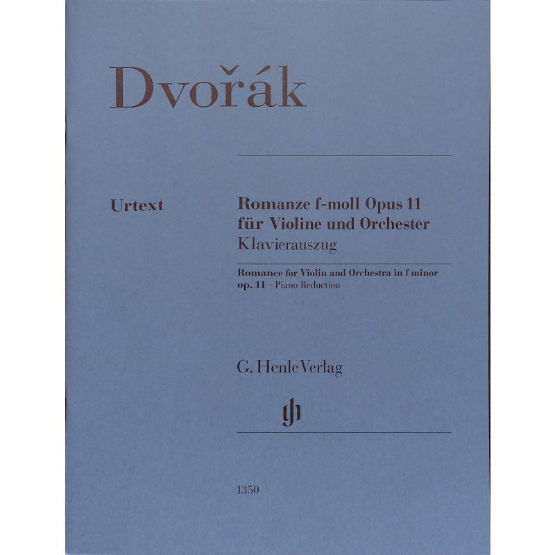 Dvorak  Romanze f-moll Opus 11 für Violine und Orchester T. Kordt-Dauner