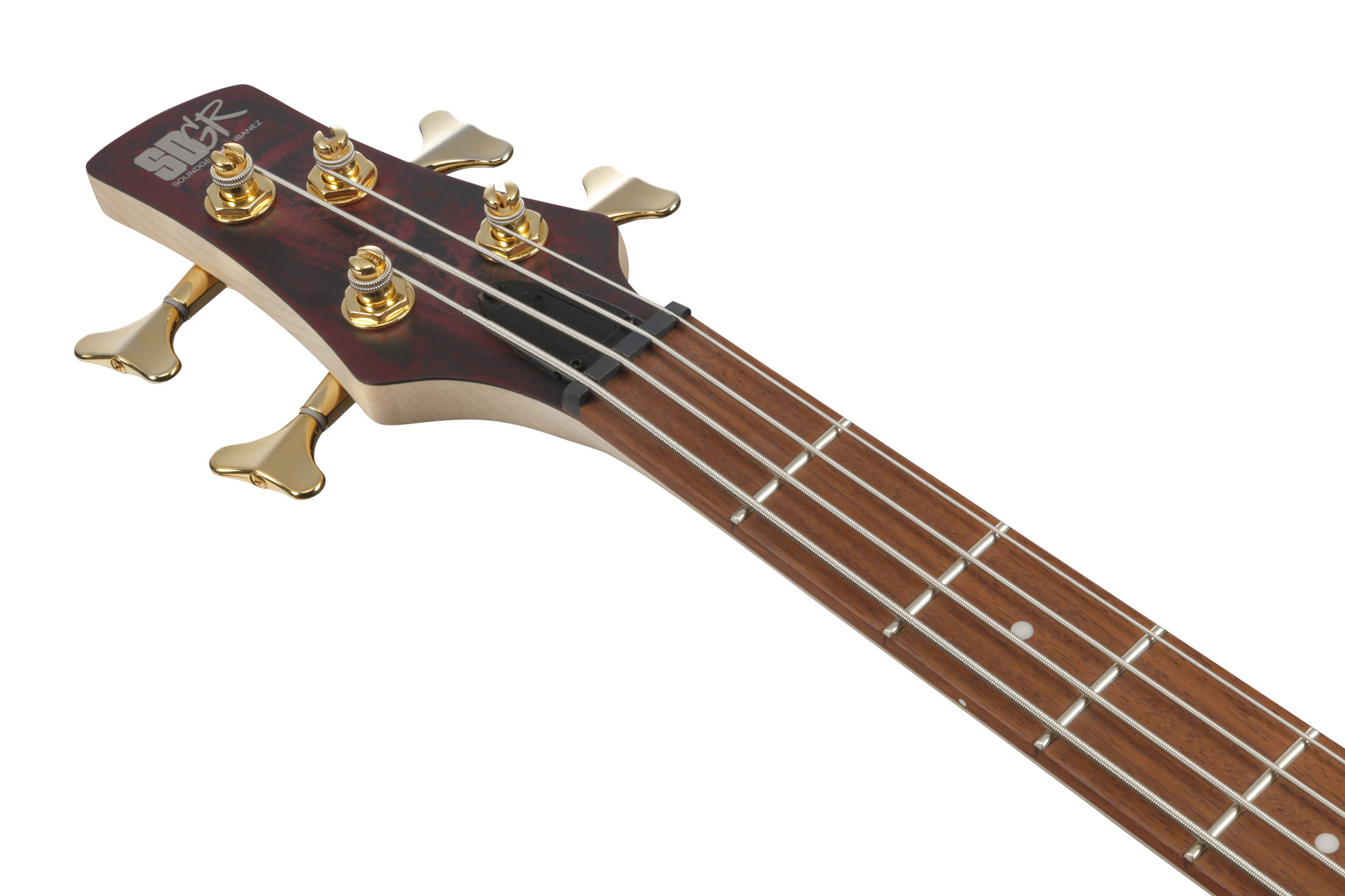 Ibanez SR300EDXWZM E-Bass 4-saitig Wine Red Frozen Matt, goldene Mechaniken 