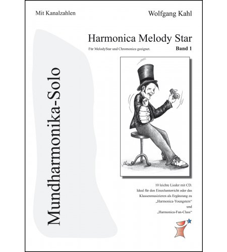 Notenheft Harmonica Melody Star Band 1 + CD