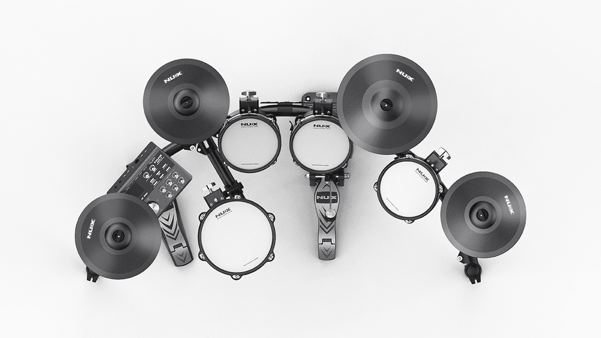 NUX DM7X E-Drumset mit Mesh Fellen