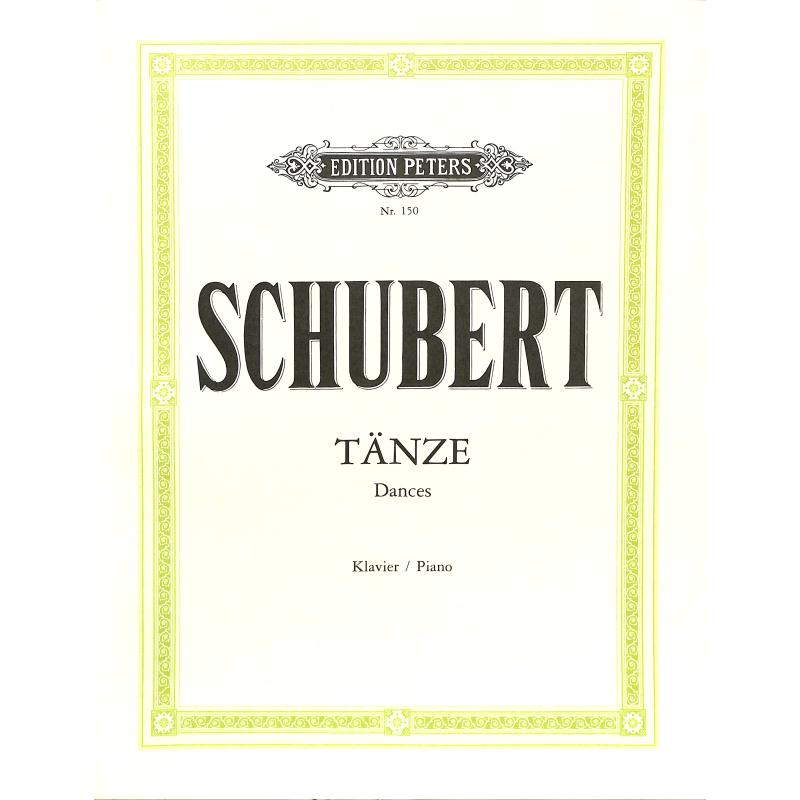 Klavierwerke 4 -Tänze Walzer Lieder Franz Schubert
