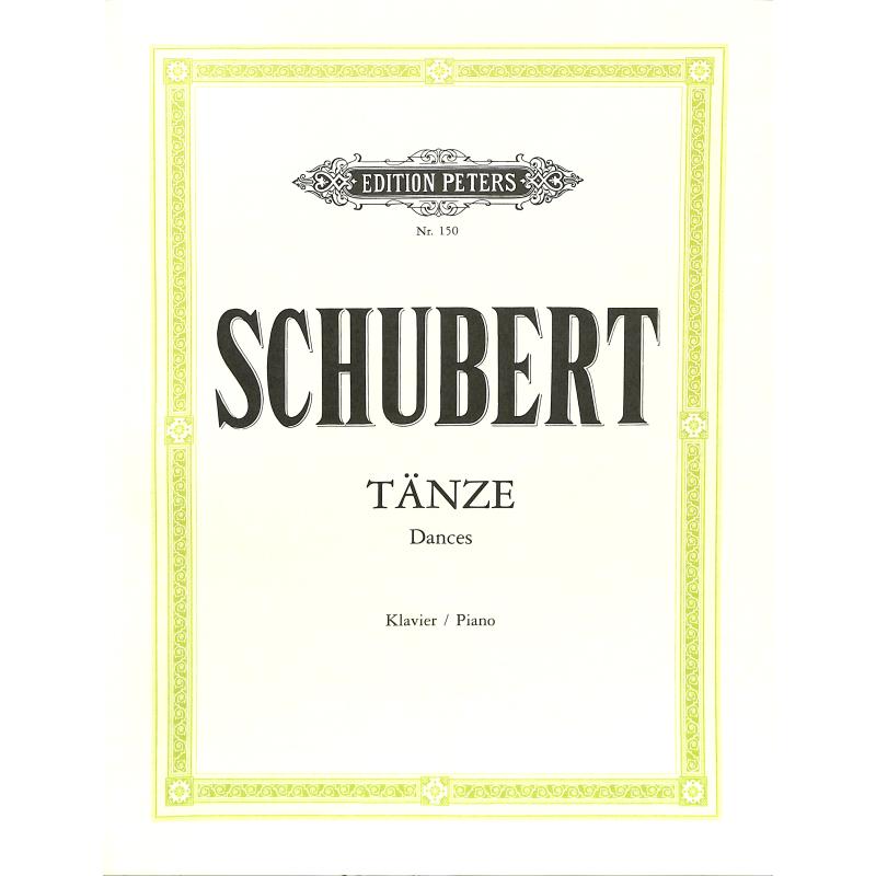 Tänze für Klavier Franz Schubert