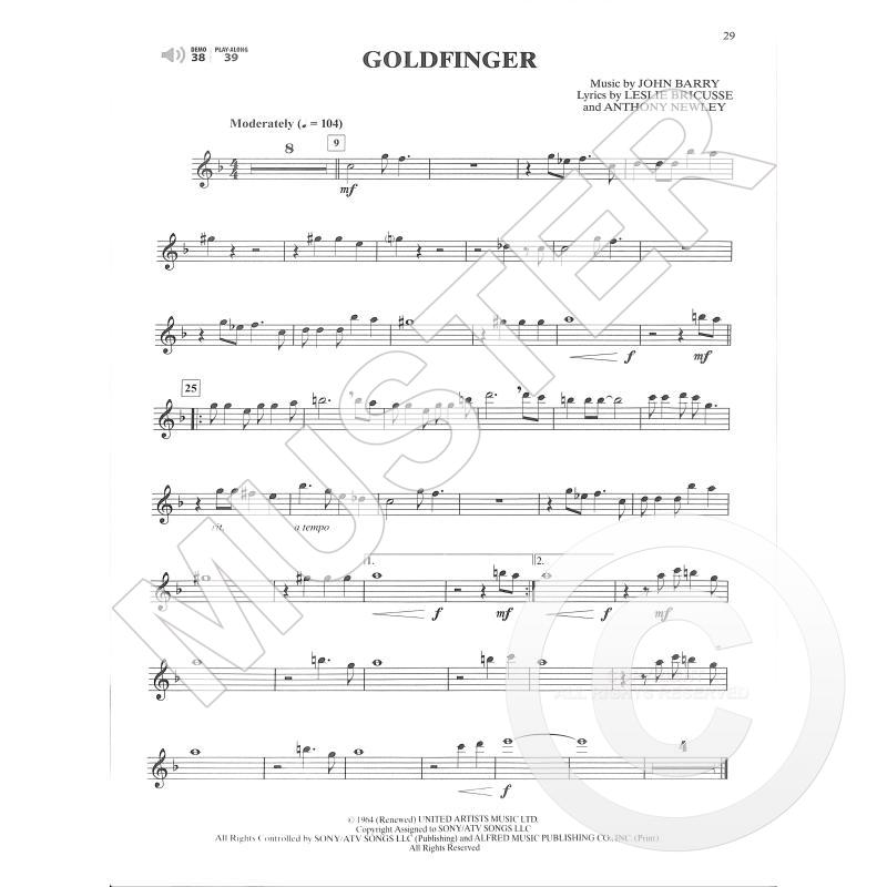 Top Hits from TV, Movies & Musicals für Querflöte inkl. Online Audio
