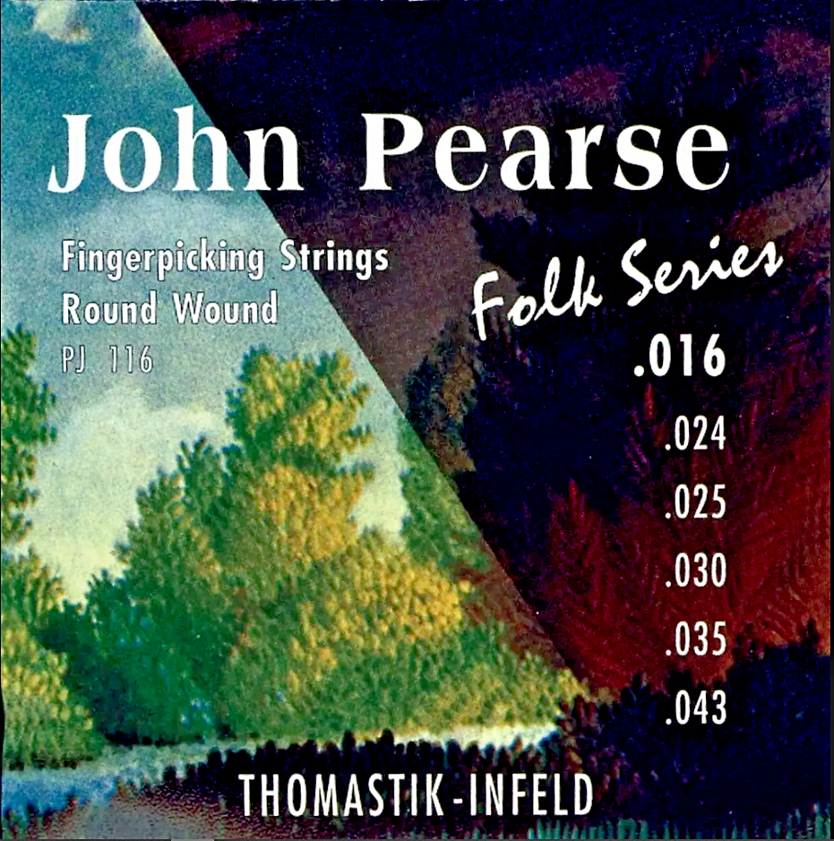 Satz Saiten John Pearse Folk PJ116 für Konzertgitarre mit Ball Ends